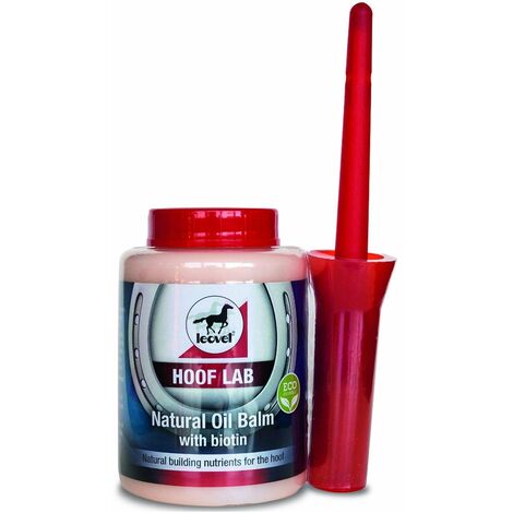 Hoof Lab Conditionneur huileux avec Biotina Leovet conditionneur naturel pour sabots 500ml