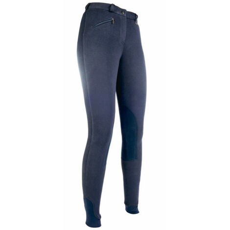 40, Noir et noir 9191: Culotte d'équitation pour femme avec genoux renforcés Penny Easy modèle