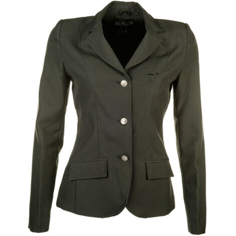 52 IT, Bleu marine: Veste de compétition pour femme modèle Marburg respirante et façonnée à la taille