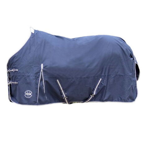 105 cm, Bleu marine 6900: Couverture de paddock imperméable pour chevaux Eco Light Summer Rain (1/5)