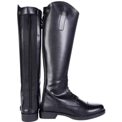 36, Noir: Botte d'équitation femme en cuir sinetique modèle New Fashion
