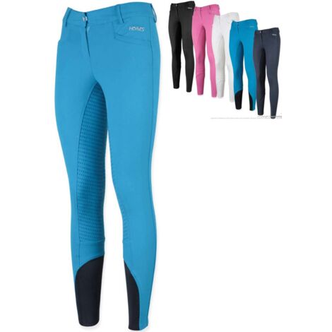 ITA 42, Bleu: Pantalon femme avec grip intégral modèle Giorgia