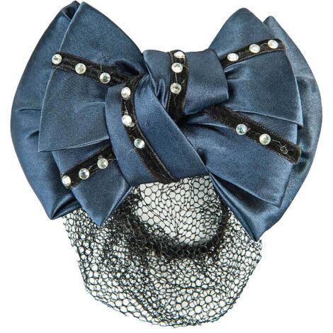 Taglia unica , Bleu marine: Filet à strass (1/2)
