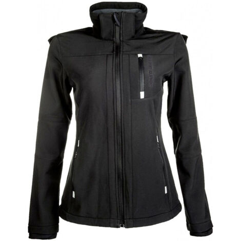 128cm 6/7 ans, Bleu marine: Veste d'équitation pour enfants en tissu technique Softshell modèle Sport