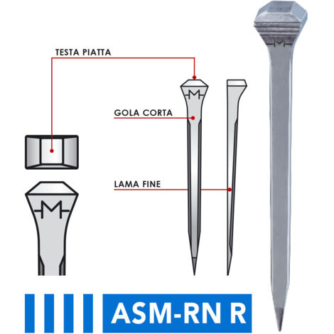 ASM 3.5 - à partir de 500 pcs: Mondial Nails for Western Horses ASM - RN