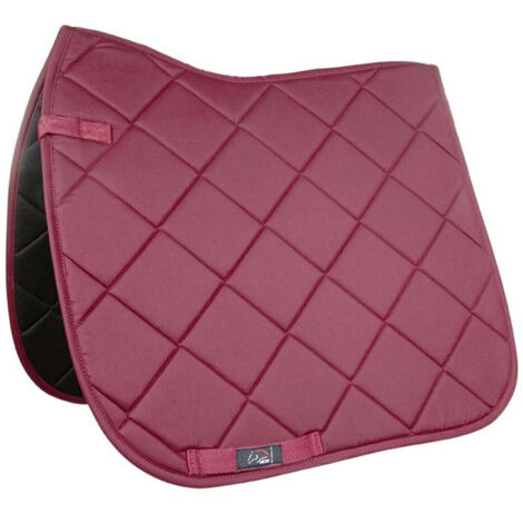 Poney de dressage, Noir B9100: Tapis de selle anglais Modèle Allround avec couture diamant