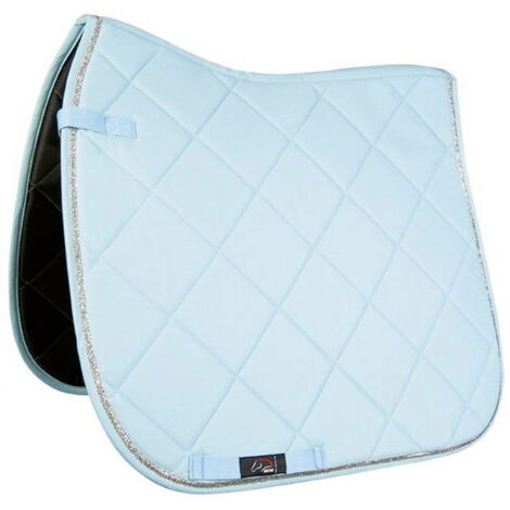Poney rectangulaire, Rose B3800: Sacoche anglaise modèle Romy avec paillettes et ouate