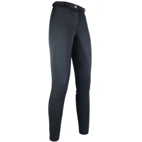 40, Noir: Pantalon d'équitation Softshell respirant pour femme Winner
