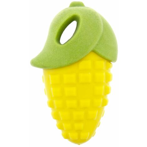 Jouet flottant avec couineur en TPR Veggie Cob pour chiens