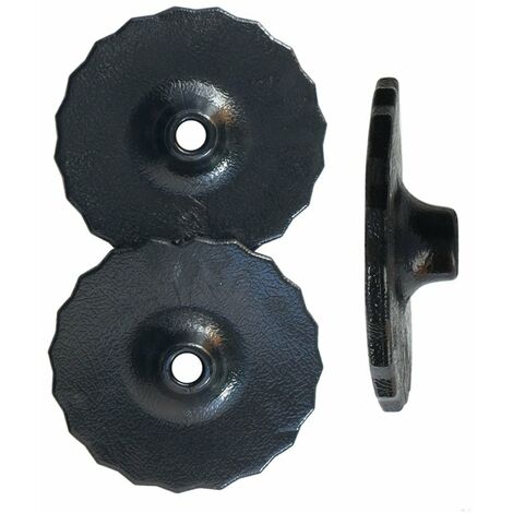 Rosettes de morsure en gel noir de 87 mm de diamètre