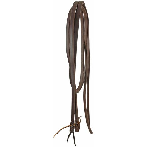 Rênes western équilibrées en cuir graissé