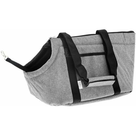 Gris - Sac de transport modèle Mondo avec laisse de sécurité pour chien (1/5)