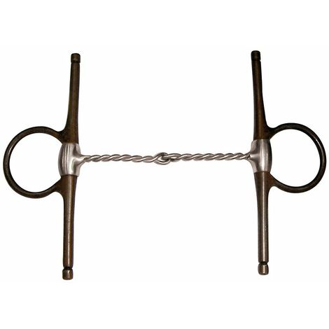 Mors western en fer bruni avec torsion fine