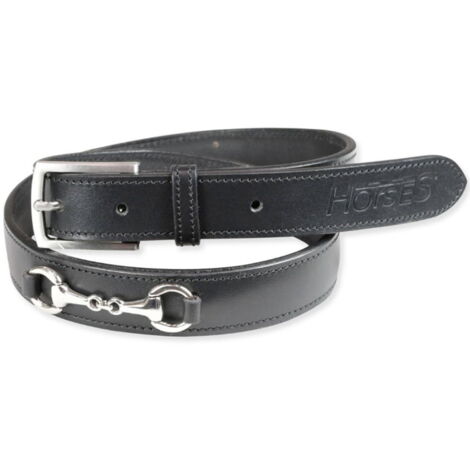 90 cm, Noir: Ceinture d'équitation pour femme, modèle Grace (1/4)