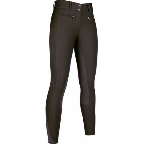 ROMFH Pantalon d'équitation femme culotte équestre marron taille 26R