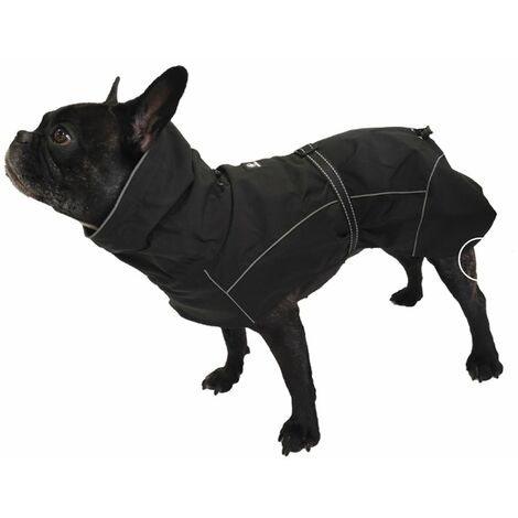 jerrican de 25 cm: Veste imperméable Hiking Makalu Black détails réfléchissants protège jusqu'à -10C° (1/5)