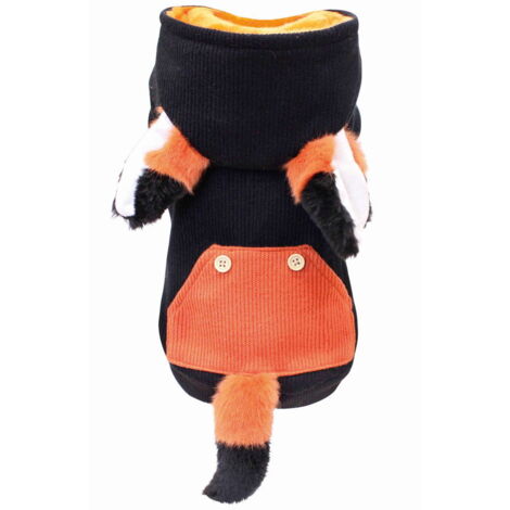 25 cm: Sweat-shirt avec doublure et manches en peluche Modèle Fox pour chiens (1/2)