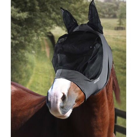 Fafeicy Masque Anti-Mouches en Maille, Masque Anti-Mouches pour Chevaux