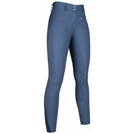 Pantalon D'équitation Kerrits Femme 26L Bleu Denim, Fermeture Latérale