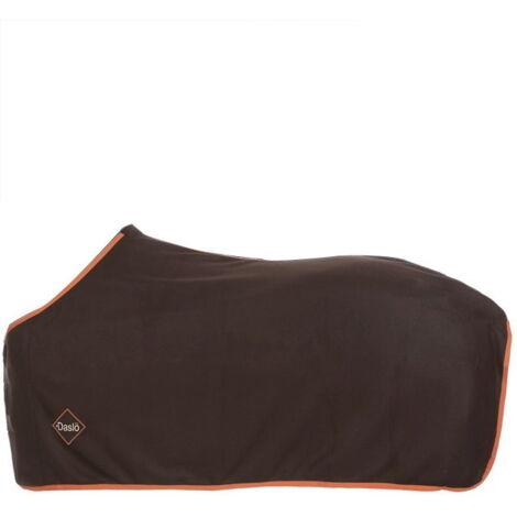 165 cm garrot / queue, Bordeaux 05: Couverture en polaire anti-boulochage Daslö 250g avec fermeture frontale et boucle de queue (1/2)