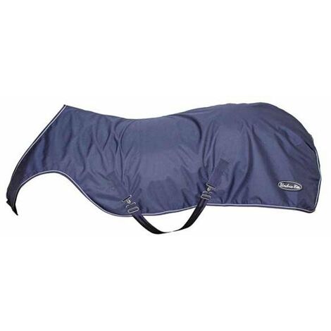 L = full, Bleu marine: Housse de paddock imperméable avec intérieur en polaire et fermeture rapide (1/3)
