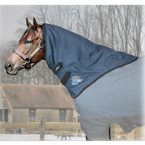 S = Pony, Bleu et noir: Couverture imperméable pour chevaux