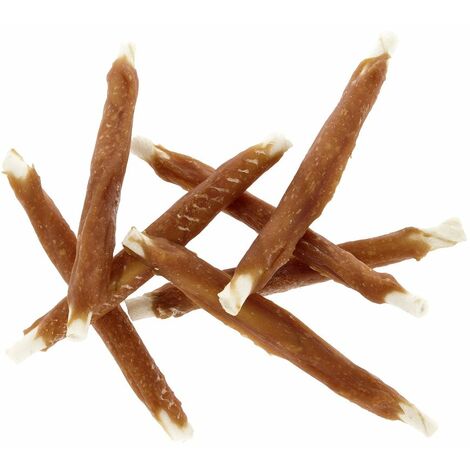 20 crackers blancs au canard pour chiens