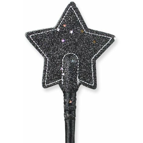 Cravache de dressage caoutchouc Horka - noir - 100 cm - Sport