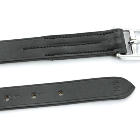 Étrier En Cuir Anglais Noir - Longueur 64 Pouces - Équitation - Occasion