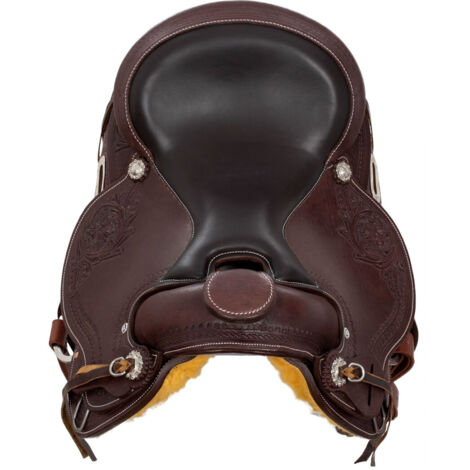 Paires Ailes De Rechange Western Cuir Pour Selle Cheval