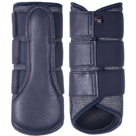 Pony, Bleu marine 6900: Modèle de boulet de cheval en maille 3D hautement respirante Maille pailletée (1/5)