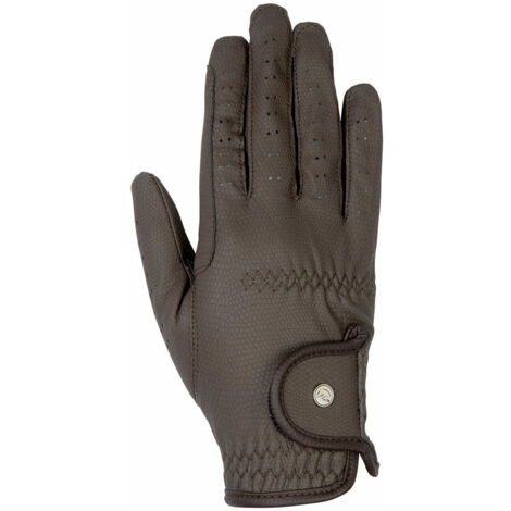 M, Blanc 1200: Gants d'équitation en cuir synthétique respirant pour adultes modèle Grip