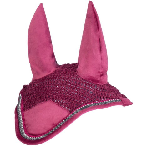 Cob, Gris foncé 9300: Bonnet anti-mouches pour chevaux (1/2)