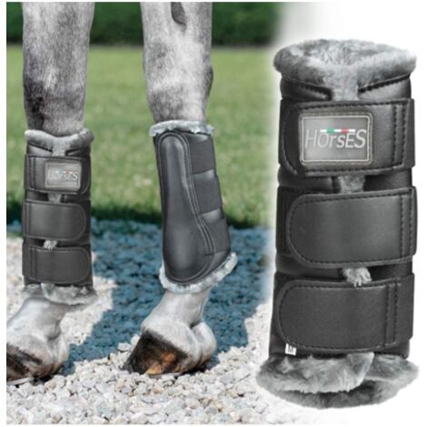 Licol Cheval Smartpak – Cuir Souple Rembourré – Noir Et Gris – Neuf Avec étiquette