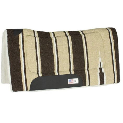 Couverture De Selle Western – Laine Néo-Zélandaise – Forme Contour – Neuf – Inde