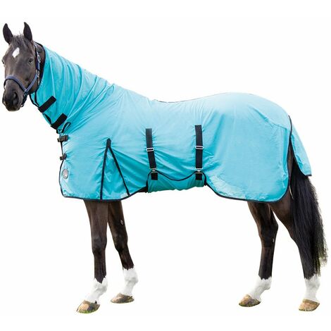 145 cm, 4100 giallo limone: Modèle de couverture anti-mouches Aqua avec cou réglable