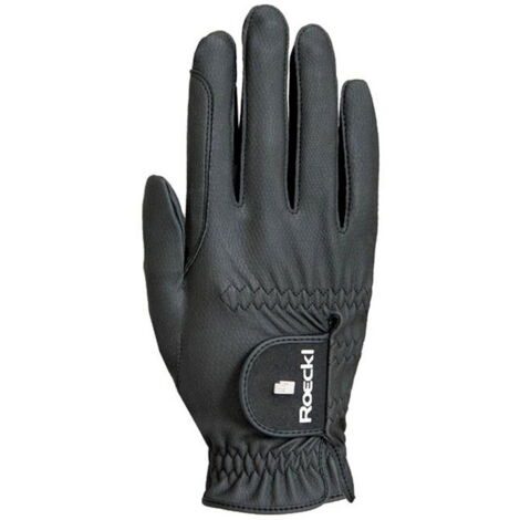 6, Bleu marine: Gants d'équitation adulte GRIP PRO modèle