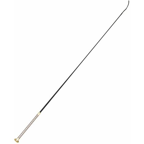 120 cm, nero/rosa oro 9178: Cravache de dressage avec pierres Sparkle modèle (1/4)