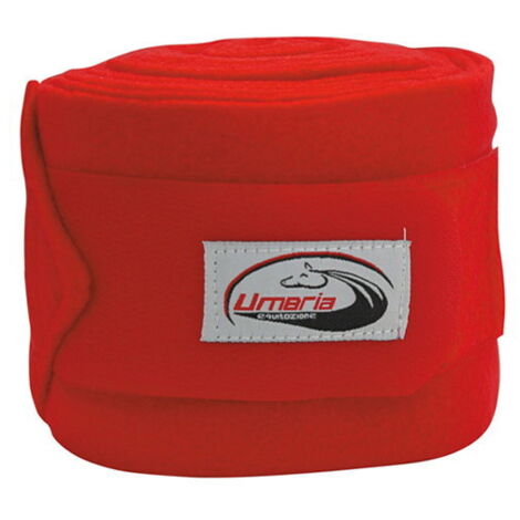 Blanc - Bandes de repos en laine polaire pour poneys (1/5)