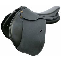 18'' = 45 cm, nero: Henri de Rivel Premium Advantage selle de saut en cuir