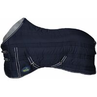 135 cm, Blu: Couverture de la boîte gagnante avec fermeture frontale rapide rembourrée 500g