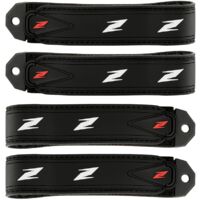 extra full, Noir: Kit de fixation Velcro de rechange pour les rouleaux de cou, 4-pack