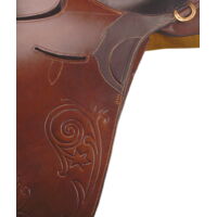 Selle City en cuir, marron | GS-08M-BN