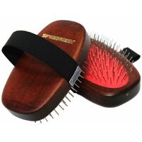 Brosse Sprenger avec dents métalliques et tresse élastique