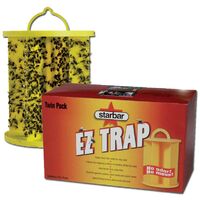 1 EZ Trap: EZ Trap Piège adhésif pour insectes volants Emballage en deux parties