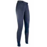 7/8 ans, Gris foncé: Pantalon d'équitation à genoux renforcés pour enfants modèle Penny Easy