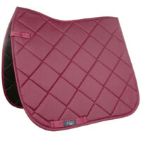 Poney rectangulaire, Noir B9100: Tapis de selle anglais Modèle Allround avec couture diamant