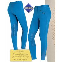 42, Blanc 01: Pantalon d'équitation femme idéal pour les 4 saisons en jersey de coton 300 g