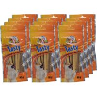 Snack Tasty Sandwich saveur poulet et morue pour chiens 12 paquets de 80 g chacun