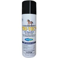 TRI-TEC 14 Spray insectifuge continu 360° pour chevaux contre les taons, mouches et insectes volants avec filtre solaire 425 g